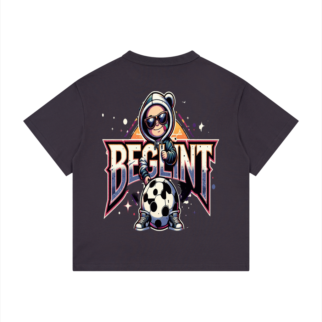 Kid's Loose Fit Drop Shoulder Beglint T-Shirt