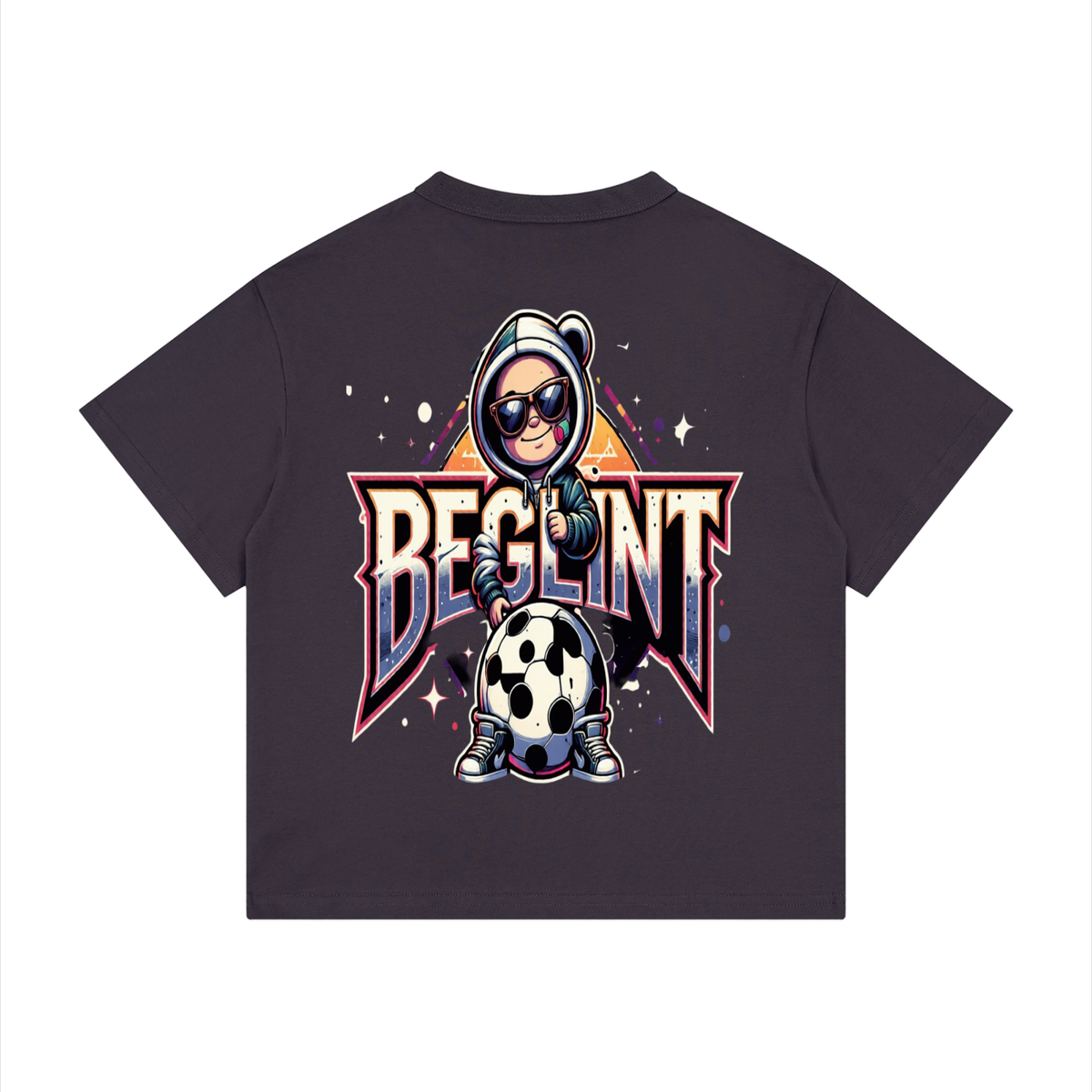 Kid's Loose Fit Drop Shoulder Beglint T-Shirt
