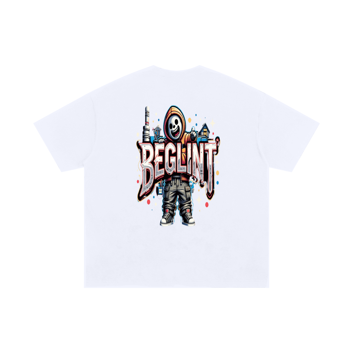 Unisex Oversized Cotton Beglint T-Shirt