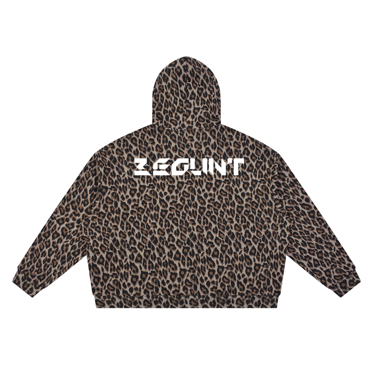 Unisex Leopard Full Zip Hoodie