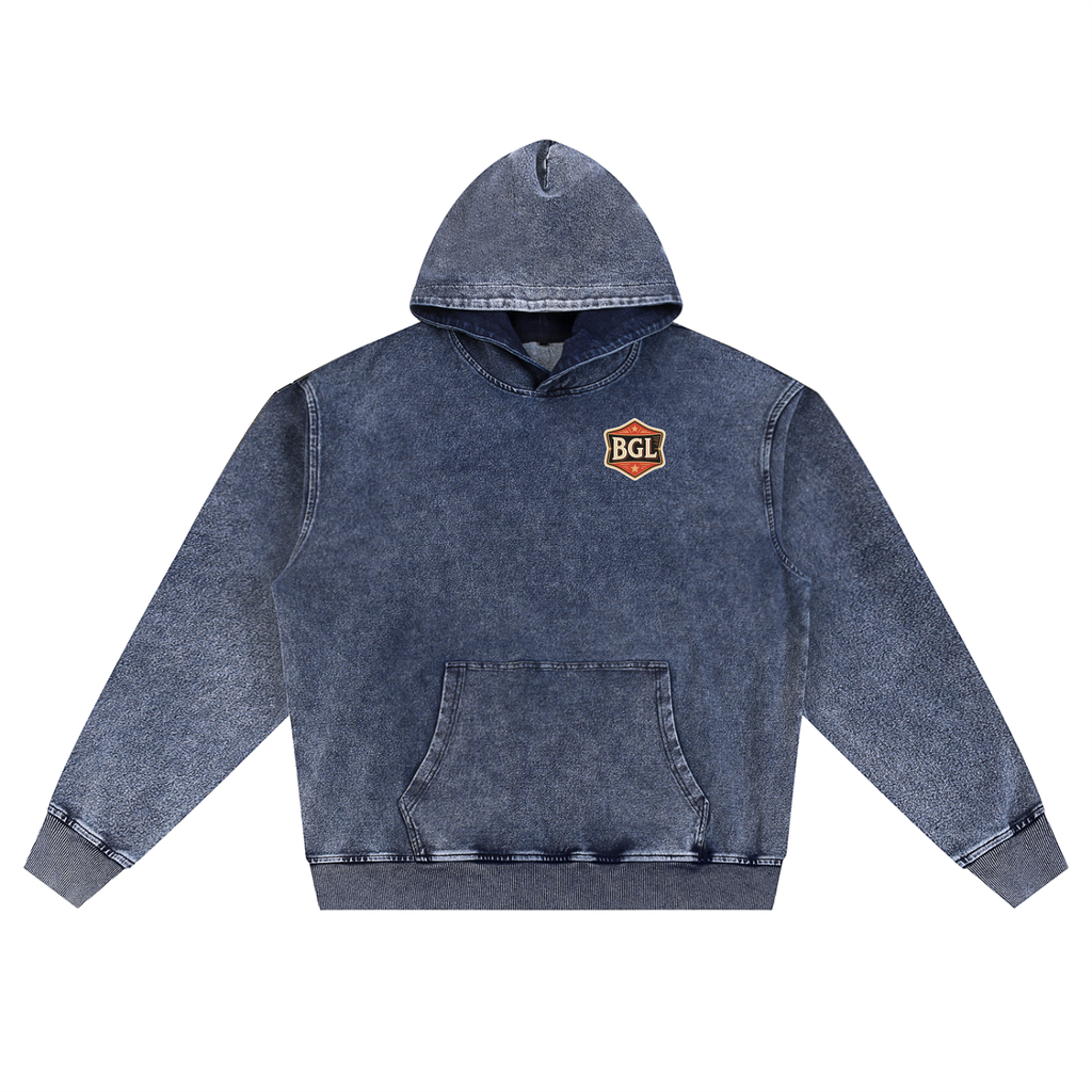 Snow Wash Oversized Hoodie