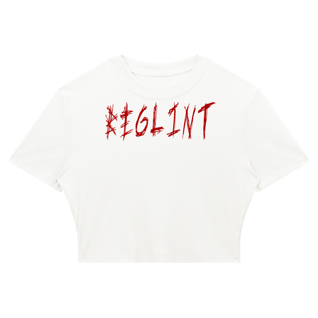 Women's Slim Ribbed Crop T-Shirt