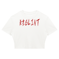 Women's Slim Ribbed Crop T-Shirt