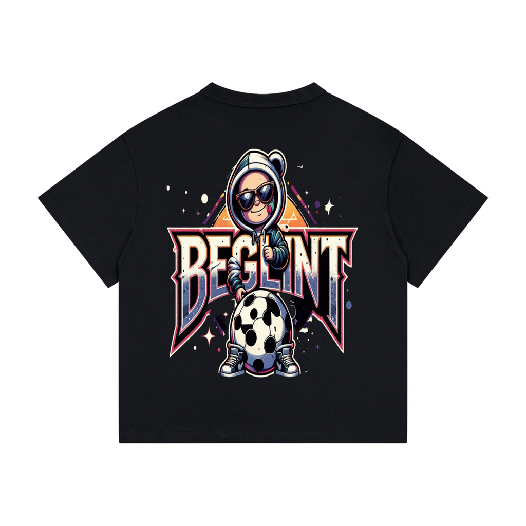 Kid's Loose Fit Drop Shoulder Beglint T-Shirt