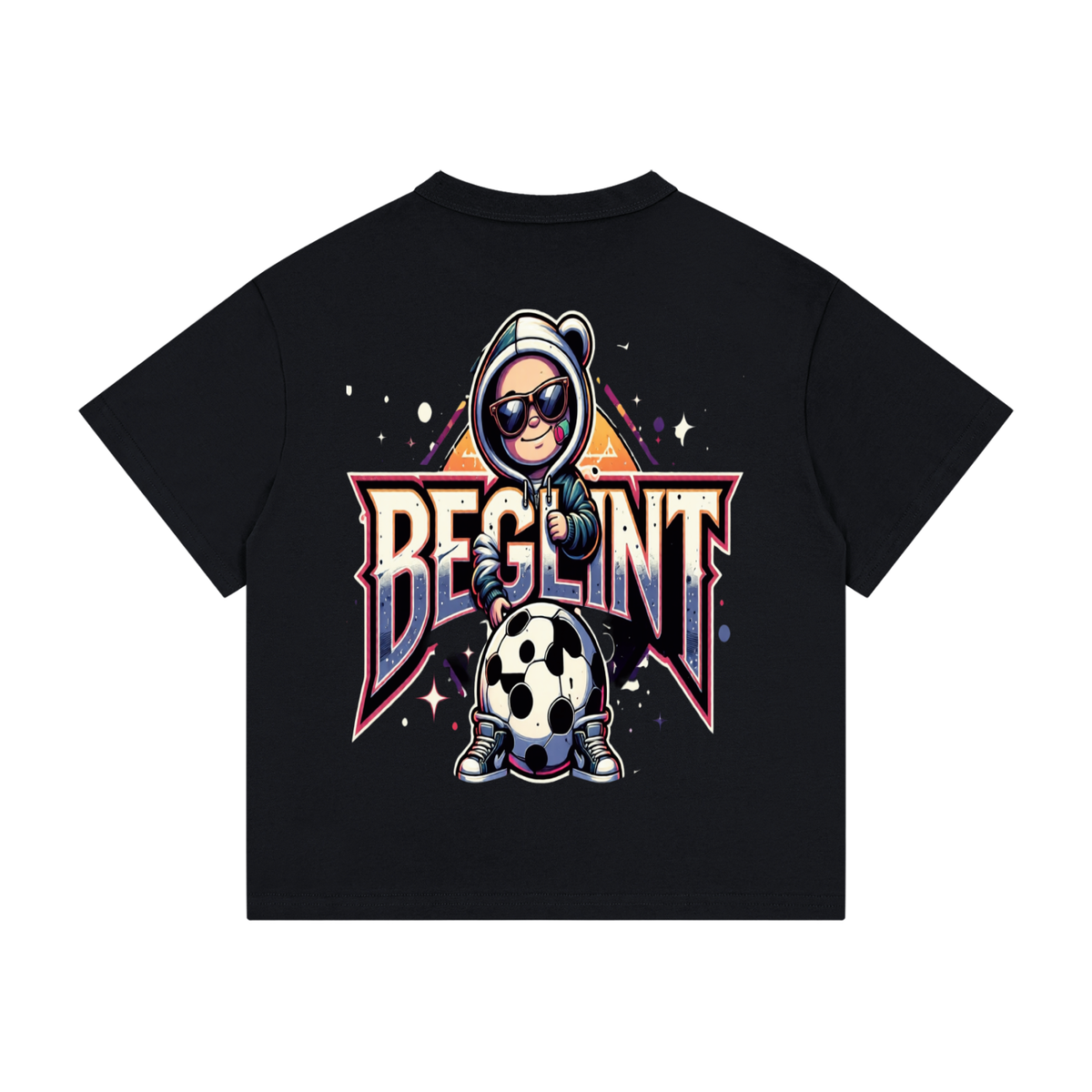 Kid's Loose Fit Drop Shoulder Beglint T-Shirt