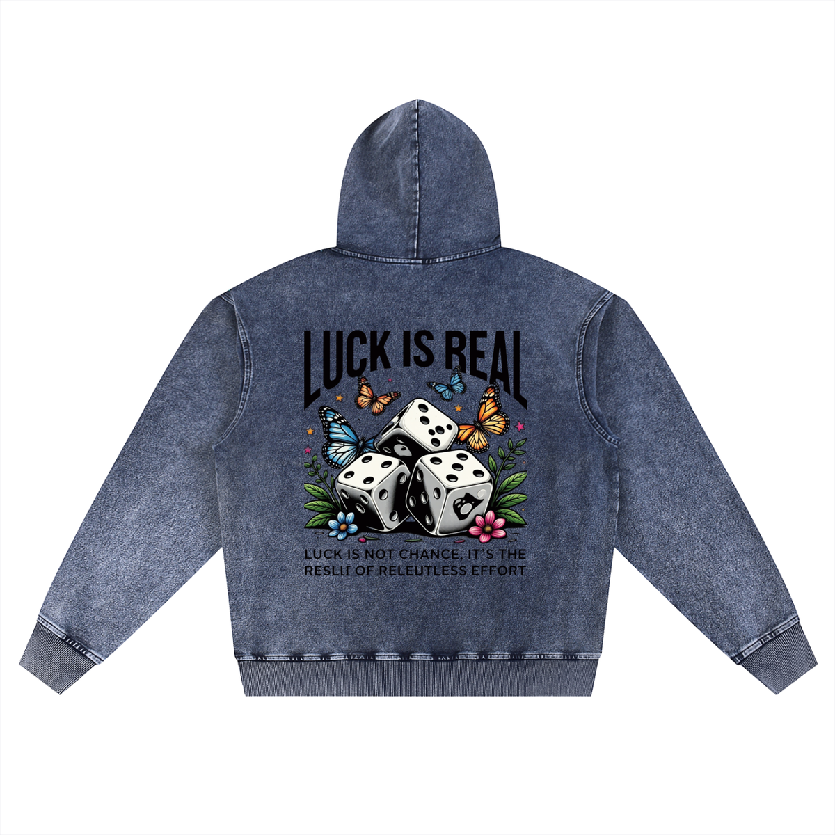 Snow Wash Oversized Hoodie