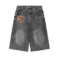 Men’s Vintage Wide Leg Denim Shorts