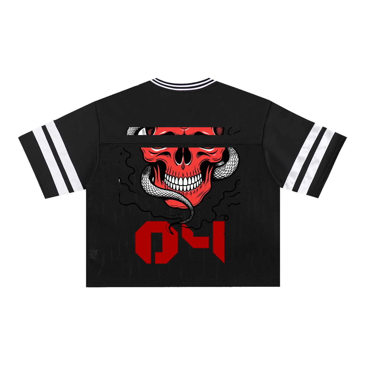 Taped Mesh Boxy (Skull)Jersey