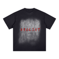 Square Patch Monkey Washed T-Shirt